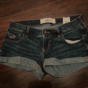 Hollister jean shorts. 13 OR BEST OFFER!! message me!! worn a couple times.